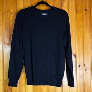 Everlane Women's Black Crewneck Sweater